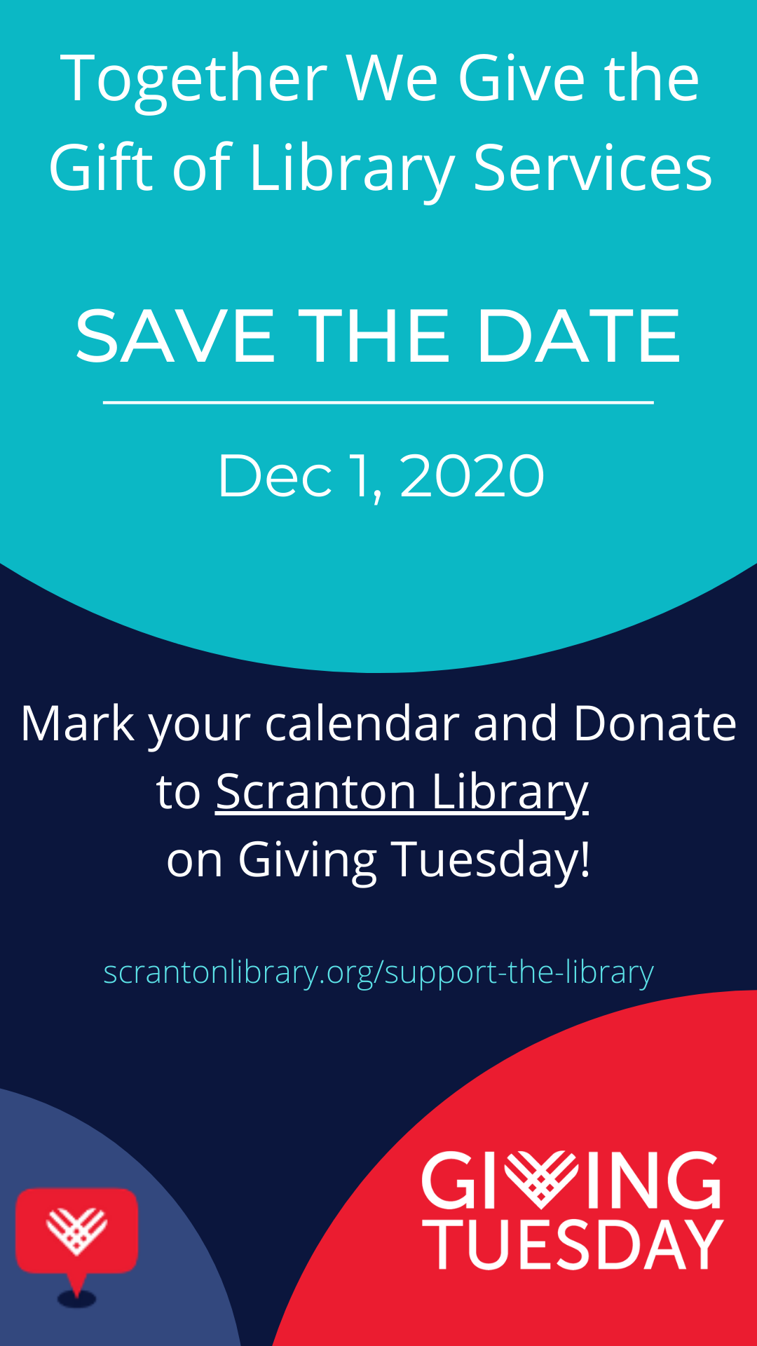 Giving Tuesday Save the Date for December 1