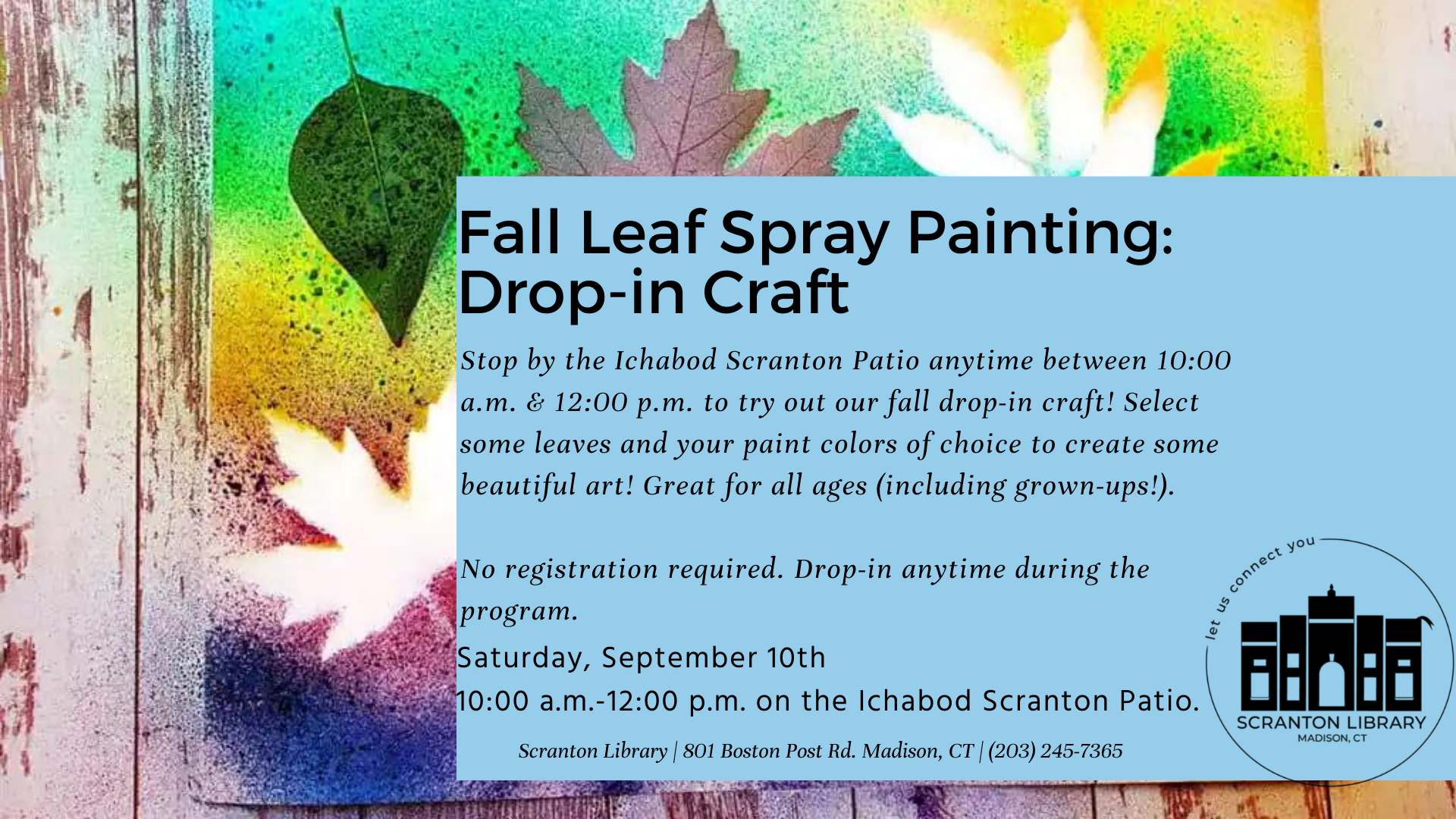 Fall Leaf Spray Painting