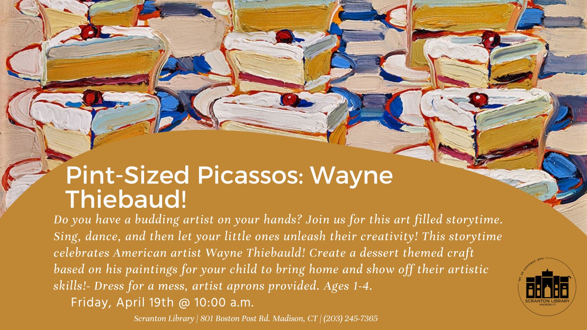 Pint Sized Picassos: Wayne Thiebaud!