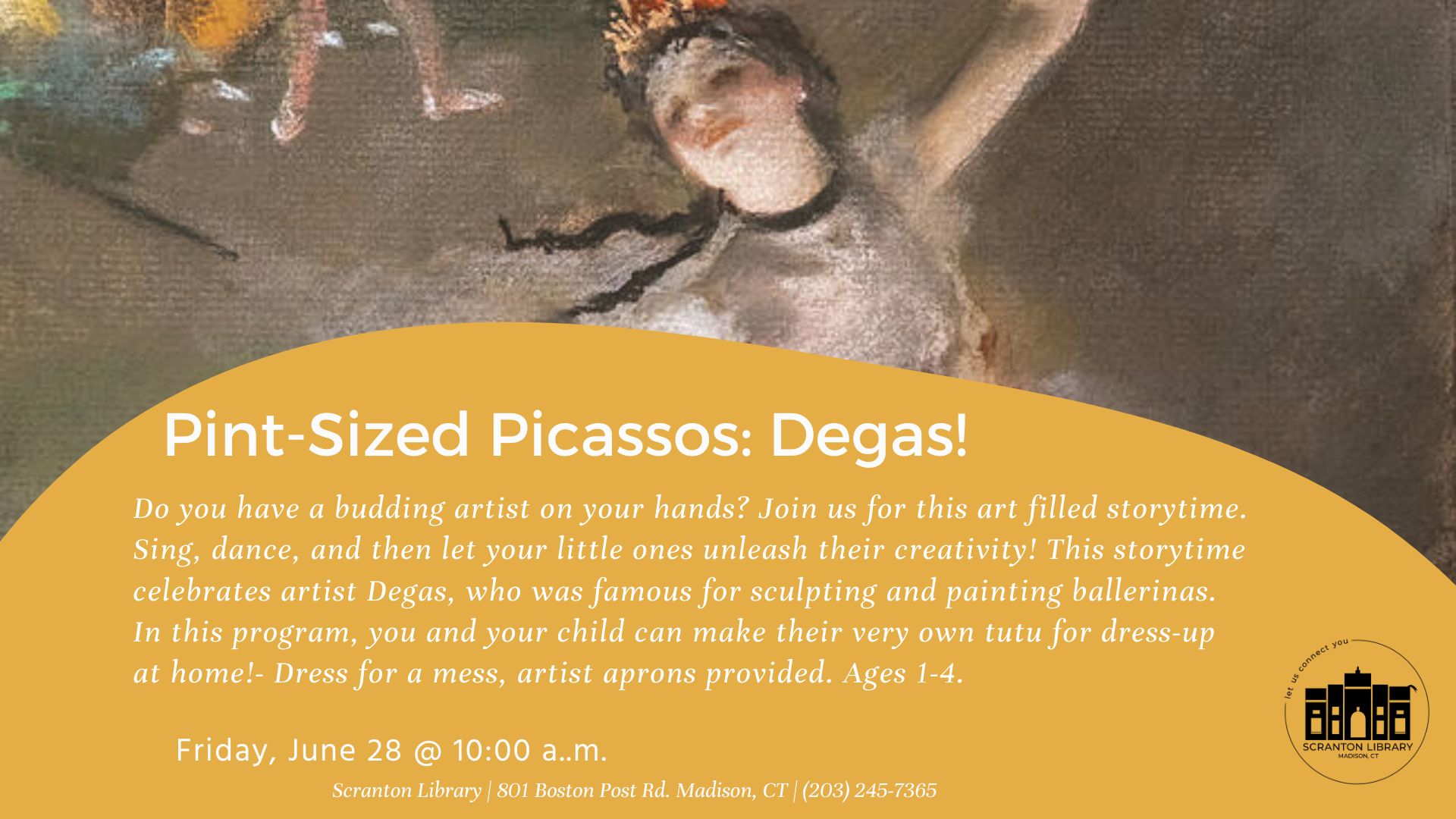 Pint Sized Picassos: Degas!