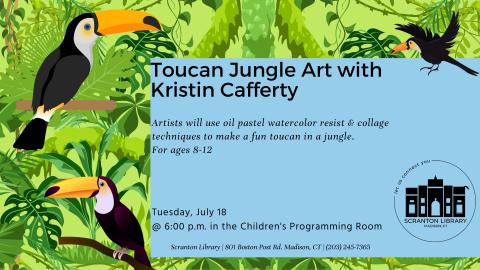 Toucan Jungle Art