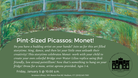 Pint Sized Picassos: Monet! 