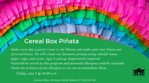 Cereal Box Piñata