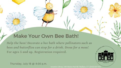 Make Your Own Bee Bath