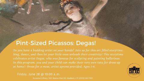 Pint Sized Picassos: Degas!