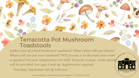 Terracotta Mushroom Toadstools