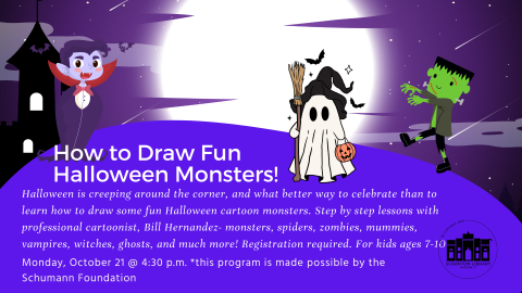 How to Draw Halloween Monsters 