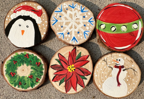 Wood Slice Ornament