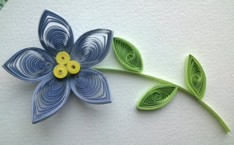 Quilled flowers