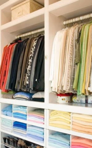 Organized closet
