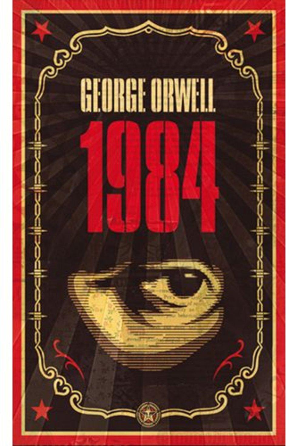 Book cover for George Orwell's "1984"