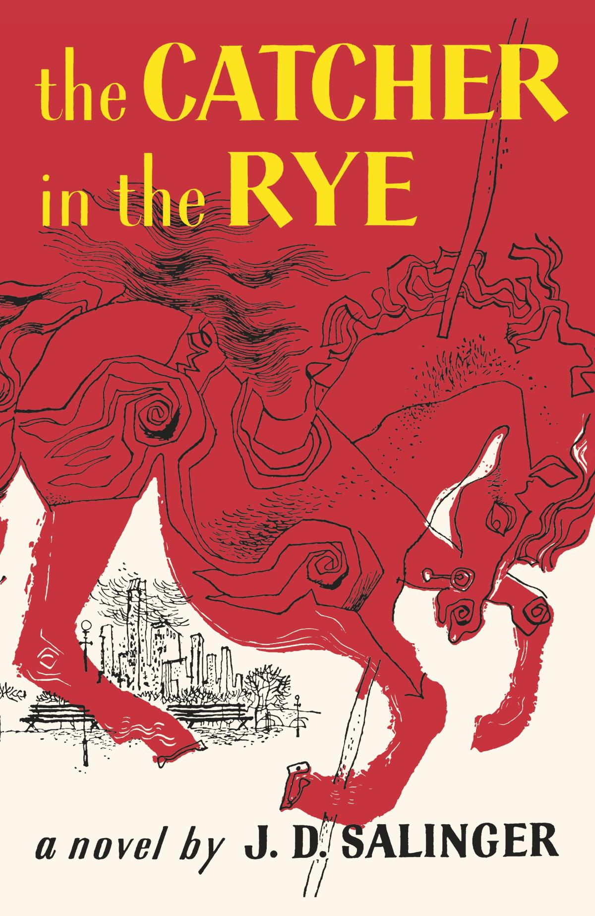 Book cover for "The Catcher in the Rye"