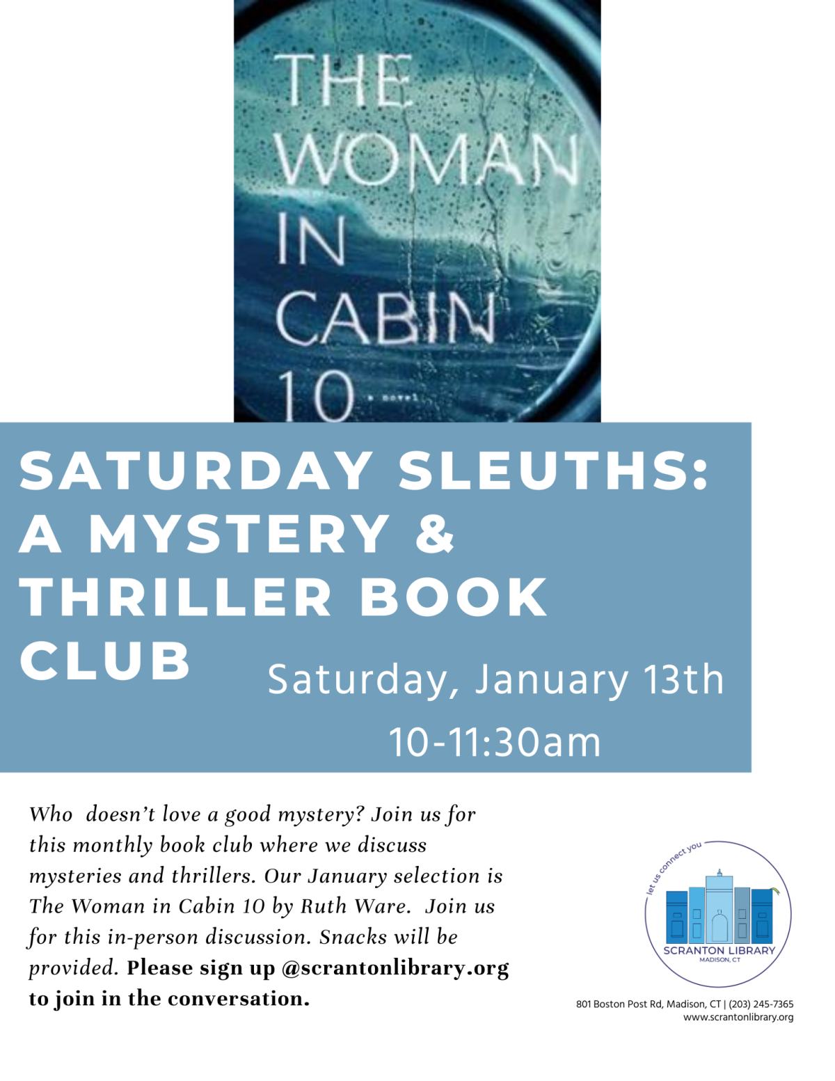 Saturday Sleuths January Meeting