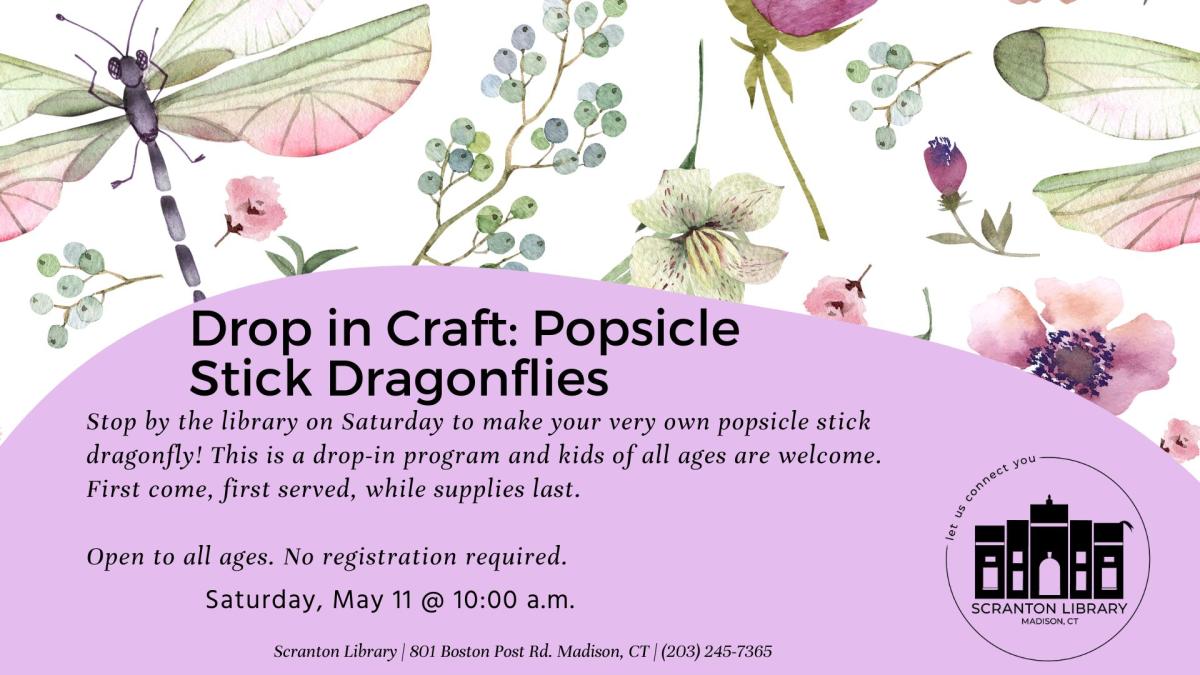 Popsicle Stick Dragonflies