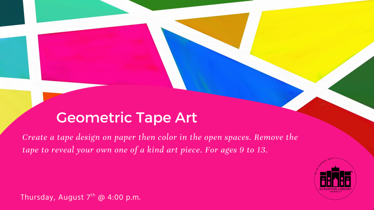 Geometric Tape Art 